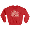 I Read Banned Books Ugly Sweater Red | Funny Shirt from Famous In Real Life