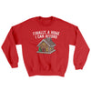 Finally A Home I Can Afford Ugly Sweater Red | Funny Shirt from Famous In Real Life