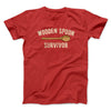 Wooden Spoon Survivor Men/Unisex T-Shirt Red | Funny Shirt from Famous In Real Life
