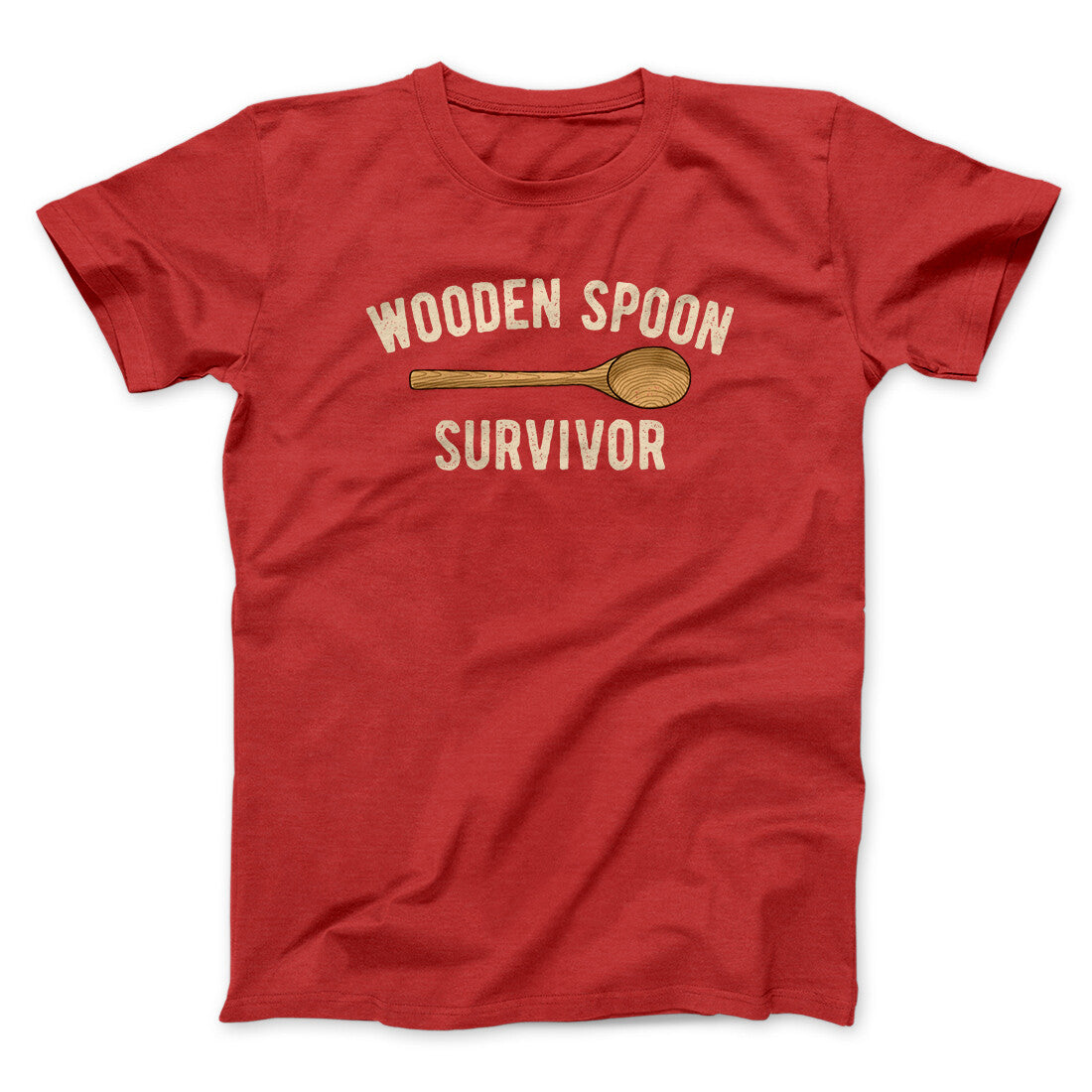 Wooden Spoon Survivor Men/Unisex T-Shirt | Funny Shirt from Famous In Real Life