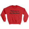 Welcome To The Shit Show Ugly Sweater Red | Funny Shirt from Famous In Real Life