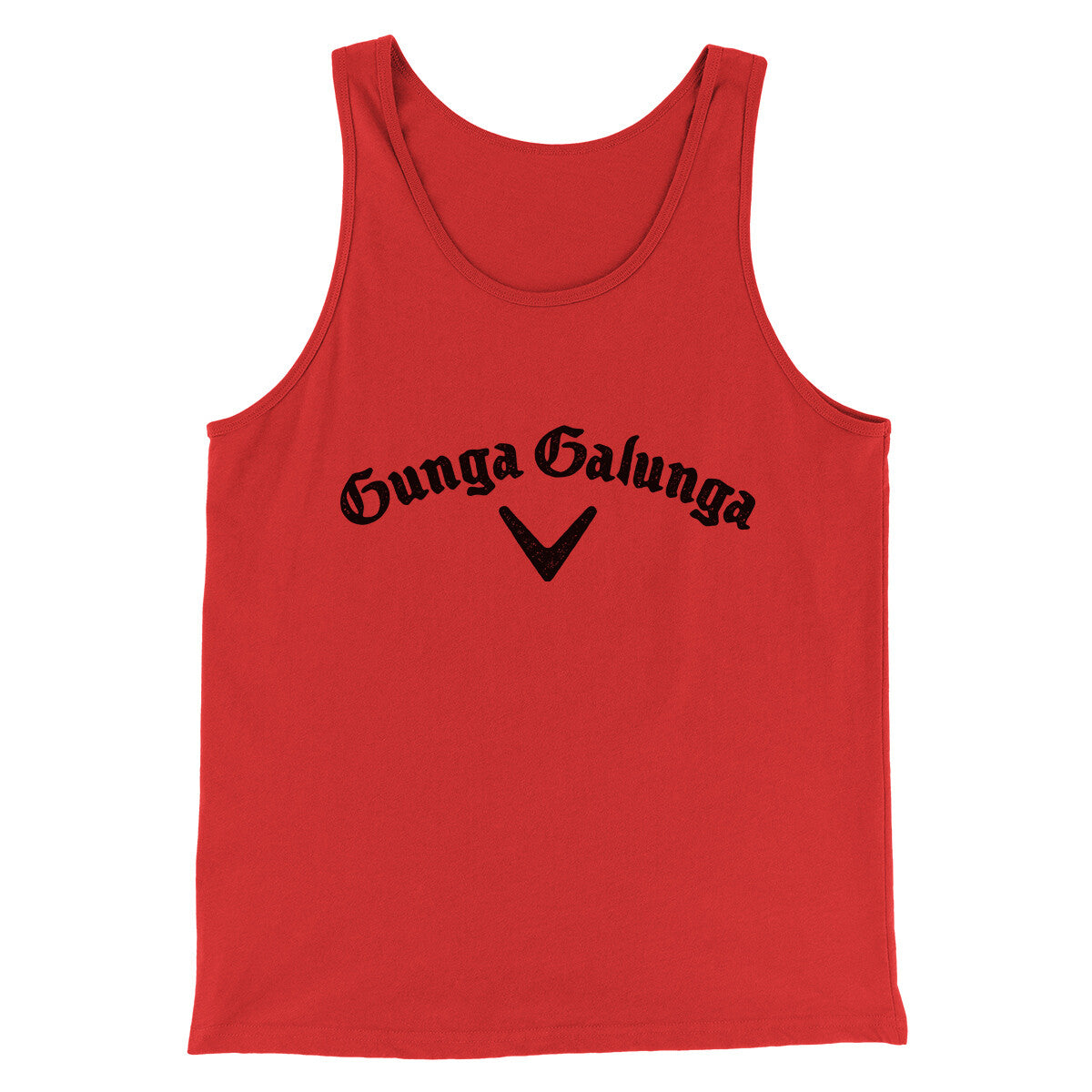 Gunga Galunga Men/Unisex Tank Top Red | Funny Shirt from Famous In Real Life