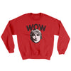 Wow Ugly Sweater Red | Funny Shirt from Famous In Real Life