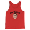 John Travolta Funny Movie Men/Unisex Tank Top Red | Funny Shirt from Famous In Real Life