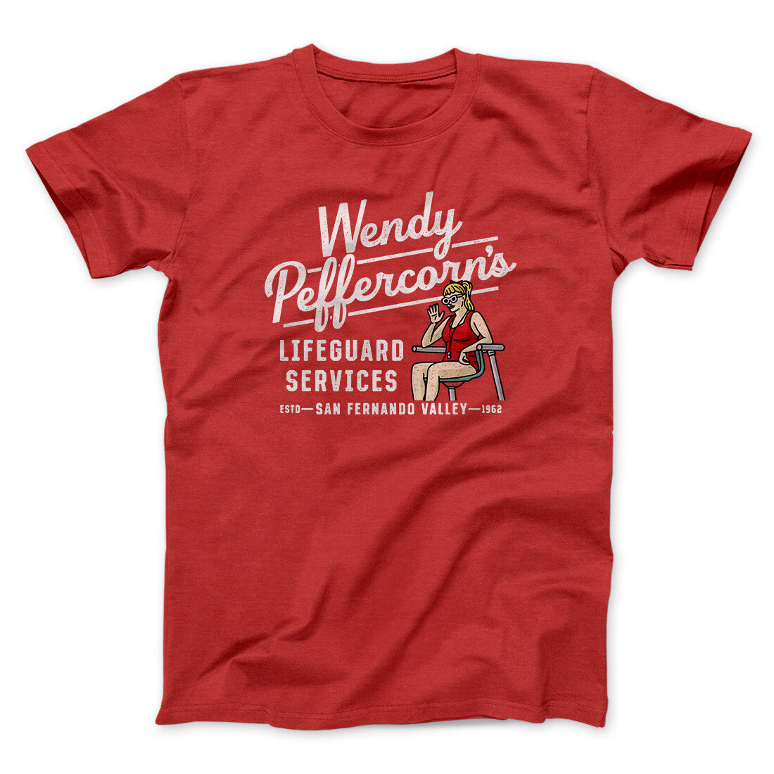 Wendy Peffercorn’s Lifeguard Services Men/Unisex T-Shirt | Funny Shirt from Famous In Real Life