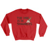 The Vibe Is In Shambles Ugly Sweater Red | Funny Shirt from Famous In Real Life