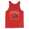 Peewee Bicycle Tours Men/Unisex Tank Top Red | Funny Shirt from Famous In Real Life