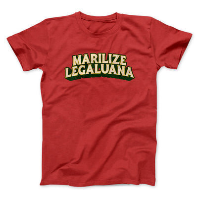 Marilize Legaluana Men/Unisex T-Shirt Red | Funny Shirt from Famous In Real Life
