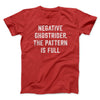 Negative Ghostrider The Pattern Is Full Men/Unisex T-Shirt Red | Funny Shirt from Famous In Real Life