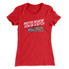 Motor Boatin’ Son Of A Bitch Women's T-Shirt Red | Funny Shirt from Famous In Real Life