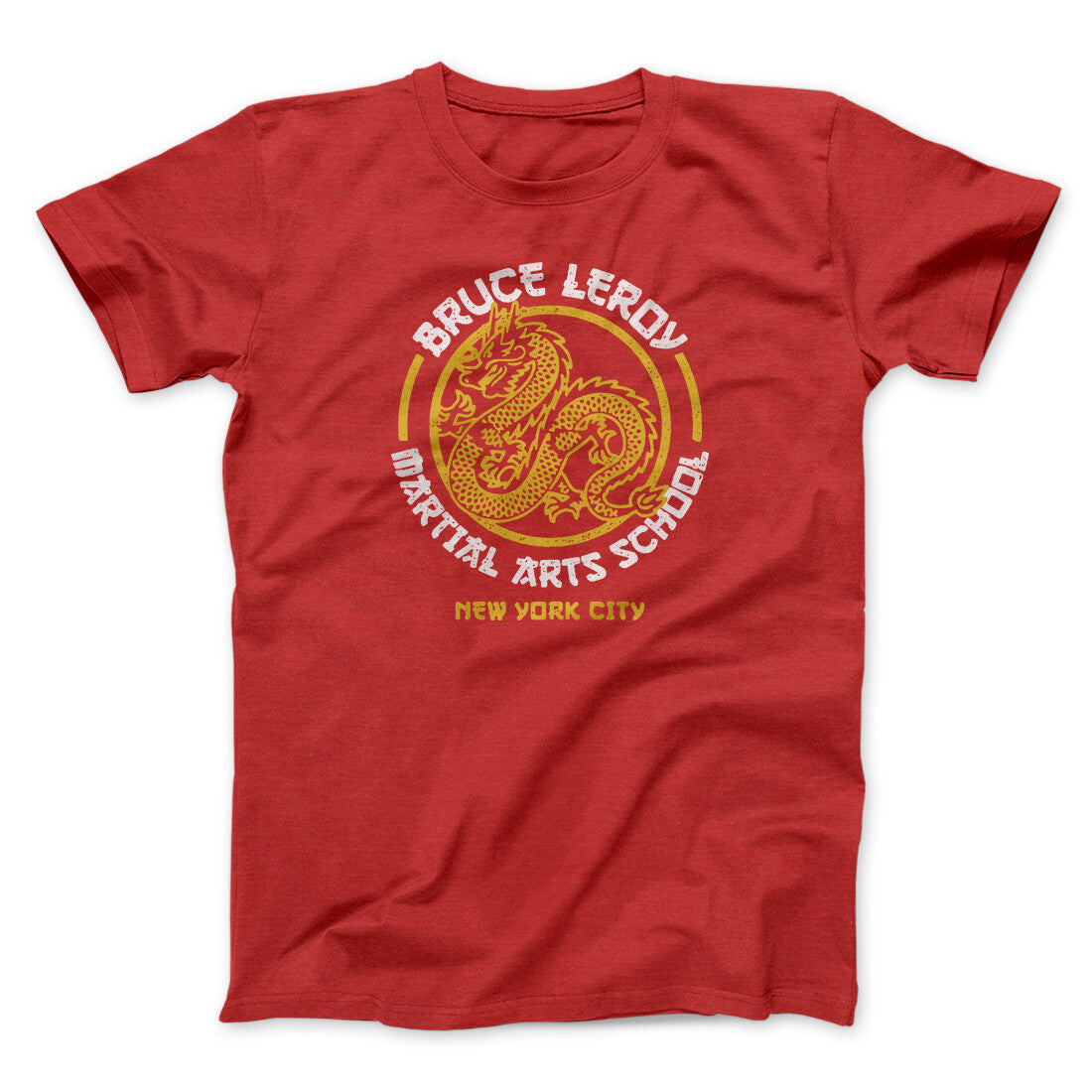 Bruce Leroy Martial Arts School Men/Unisex T-Shirt | Funny Shirt from Famous In Real Life