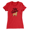 Stay Golden Women's T-Shirt Red | Funny Shirt from Famous In Real Life