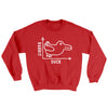 Rabbit Duck Graph Ugly Sweater Red | Funny Shirt from Famous In Real Life