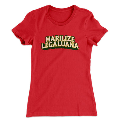 Marilize Legaluana Women's T-Shirt Red | Funny Shirt from Famous In Real Life