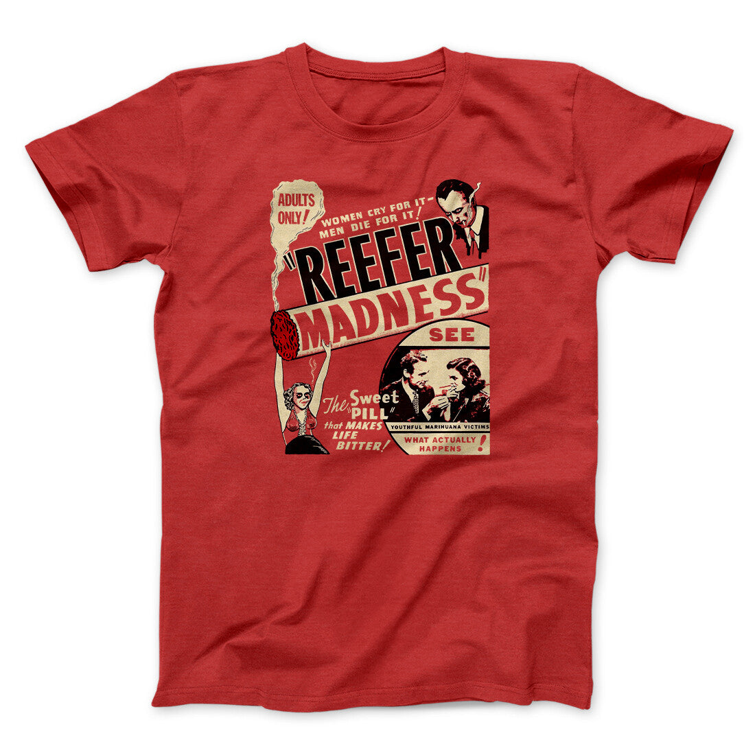 Reefer Madness Funny Movie Men/Unisex T-Shirt | Funny Shirt from Famous In Real Life