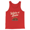 Wake 'N Bake Funny Thanksgiving Men/Unisex Tank Top Red | Funny Shirt from Famous In Real Life