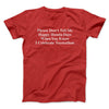 Don’t Tell Me Happy Honda Days I Celebrate Toyotathon Men/Unisex T-Shirt Red | Funny Shirt from Famous In Real Life