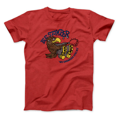 Bug Stomper Men/Unisex T-Shirt Red | Funny Shirt from Famous In Real Life