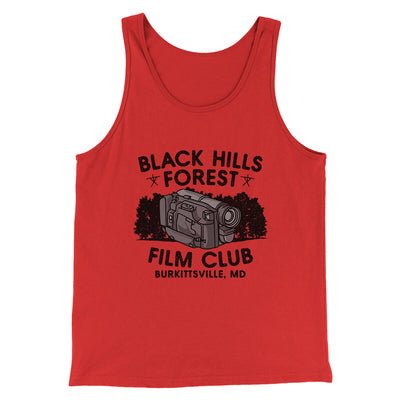 Black Hills Forest Film Club Funny Movie Men/Unisex Tank Top Red | Funny Shirt from Famous In Real Life