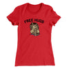 Free Hugs Facehugger Women's T-Shirt Red | Funny Shirt from Famous In Real Life