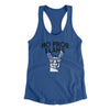 No Prob Llama Women's Racerback Tank Royal | Funny Shirt from Famous In Real Life