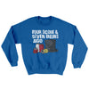 Four Score And Seven Beers Ago Ugly Sweater Royal | Funny Shirt from Famous In Real Life