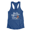 Wendy Peffercorn’s Lifeguard Services Women's Racerback Tank Royal | Funny Shirt from Famous In Real Life