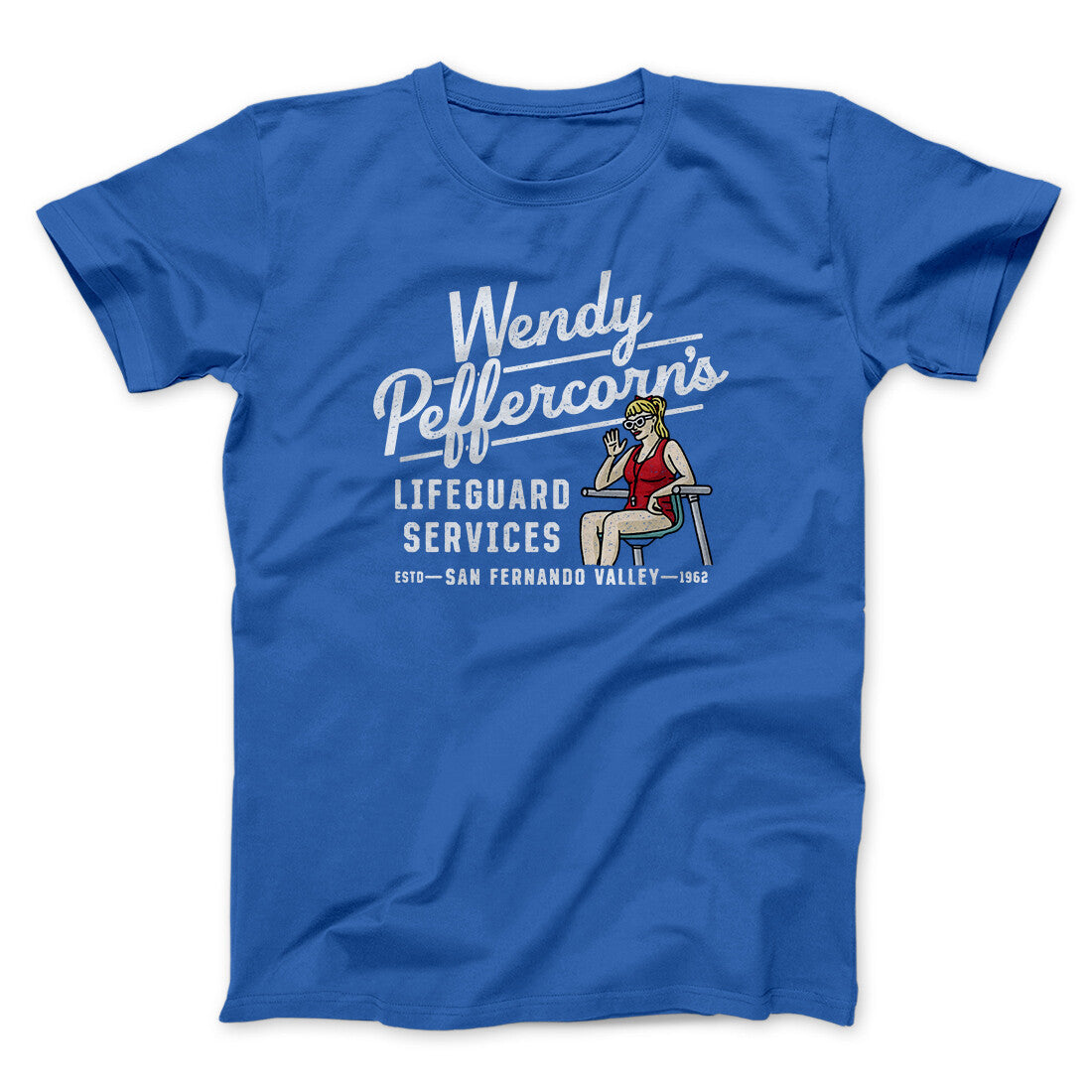 Wendy Peffercorn’s Lifeguard Services Men/Unisex T-Shirt | Funny Shirt from Famous In Real Life