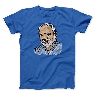 Hide The Pain Harold Funny Men/Unisex T-Shirt Royal | Funny Shirt from Famous In Real Life