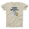Teddy Boozevelt Men/Unisex T-Shirt Sand | Funny Shirt from Famous In Real Life