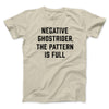 Negative Ghostrider The Pattern Is Full Funny Movie Men/Unisex T-Shirt Sand | Funny Shirt from Famous In Real Life