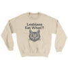 Lesbians Eat What? Ugly Sweater Sand | Funny Shirt from Famous In Real Life