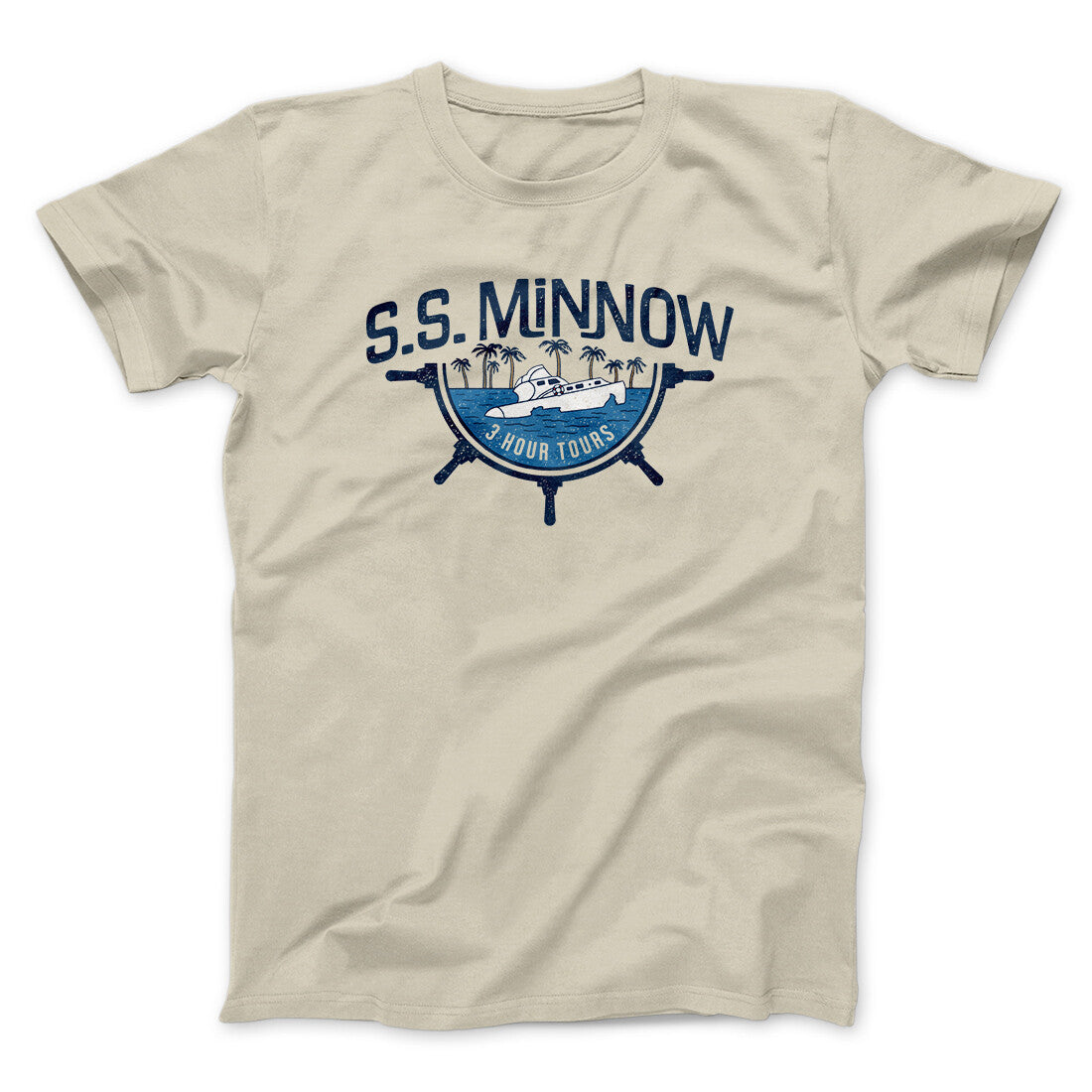 Ss Minnow Men/Unisex T-Shirt Sand | Funny Shirt from Famous In Real Life