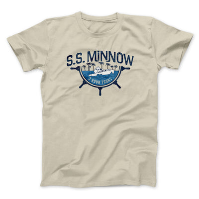 Ss Minnow Men/Unisex T-Shirt Sand | Funny Shirt from Famous In Real Life