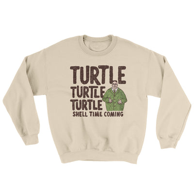 Turtle Turtle Turtle Ugly Sweater Sand | Funny Shirt from Famous In Real Life