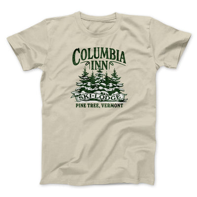 Columbia Inn Men/Unisex T-Shirt Sand | Funny Shirt from Famous In Real Life