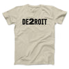De2Roit Men/Unisex T-Shirt Sand | Funny Shirt from Famous In Real Life