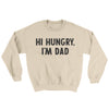 Hi Hungry I'm Dad Ugly Sweater Sand | Funny Shirt from Famous In Real Life