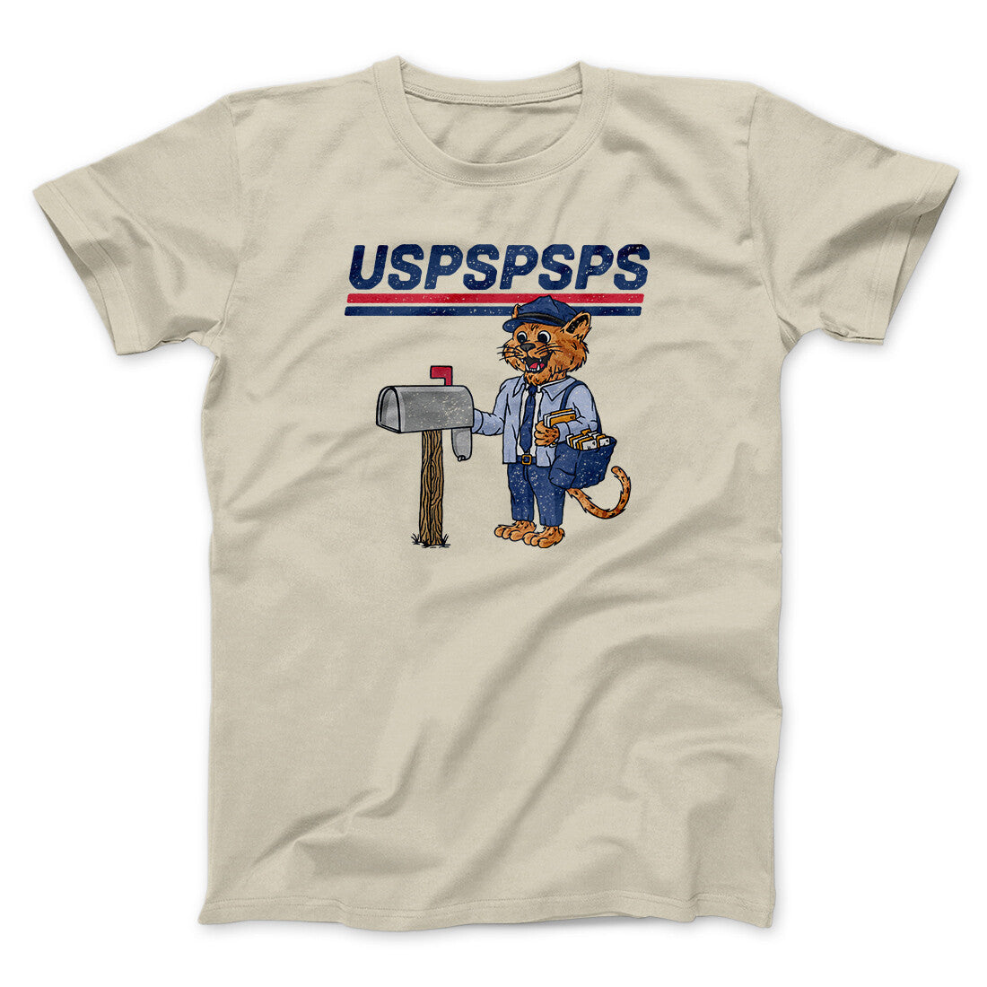 Uspspsps Men/Unisex T-Shirt Sand | Funny Shirt from Famous In Real Life