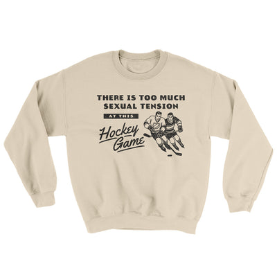 There Is Too Much Sexual Tension At This Hockey Game Ugly Sweater Sand | Funny Shirt from Famous In Real Life