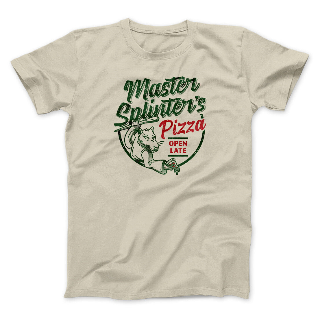 Master Splinters Pizza Funny Movie Men/Unisex T-Shirt | Funny Shirt from Famous In Real Life