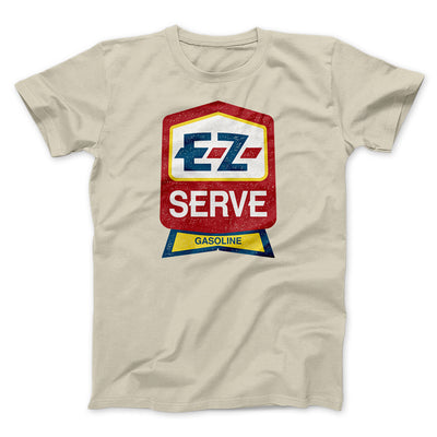 E-Z Serve Funny Movie Men/Unisex T-Shirt Sand | Funny Shirt from Famous In Real Life