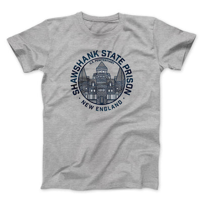 Shawshank State Prison Funny Movie Men/Unisex T-Shirt Sport Grey | Funny Shirt from Famous In Real Life