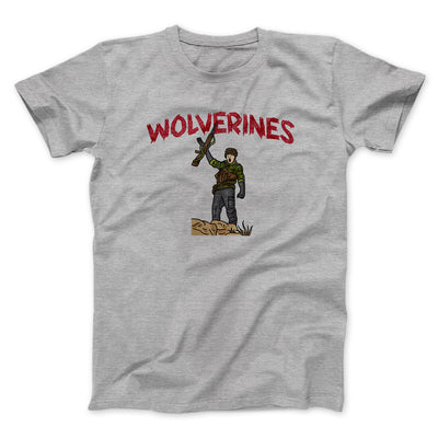 Wolverines Funny Movie Men/Unisex T-Shirt Sport Grey | Funny Shirt from Famous In Real Life