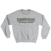 Cramblin Duvet Advertising Ugly Sweater Sport Grey | Funny Shirt from Famous In Real Life