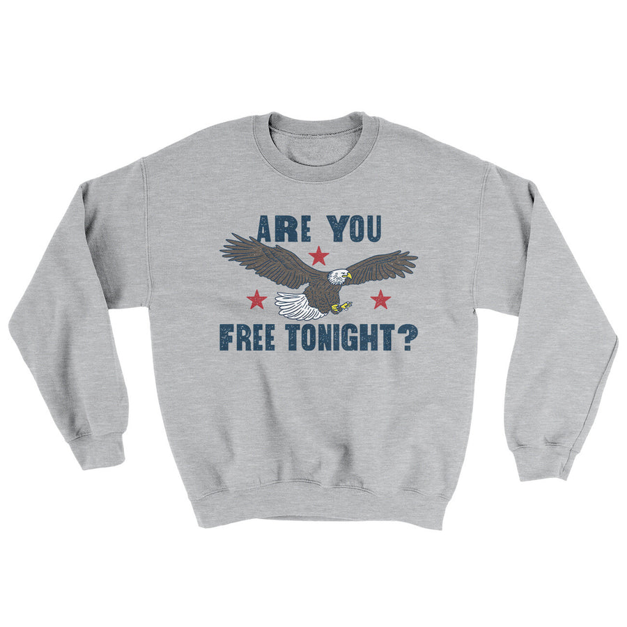 Are You Free Tonight Ugly Sweater Sport Grey | Funny Shirt from Famous In Real Life