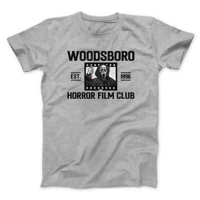 Woodsboro Horror Film Club Funny Movie Men/Unisex T-Shirt Sport Grey | Funny Shirt from Famous In Real Life