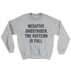 Negative Ghostrider The Pattern Is Full Ugly Sweater Sport Grey | Funny Shirt from Famous In Real Life