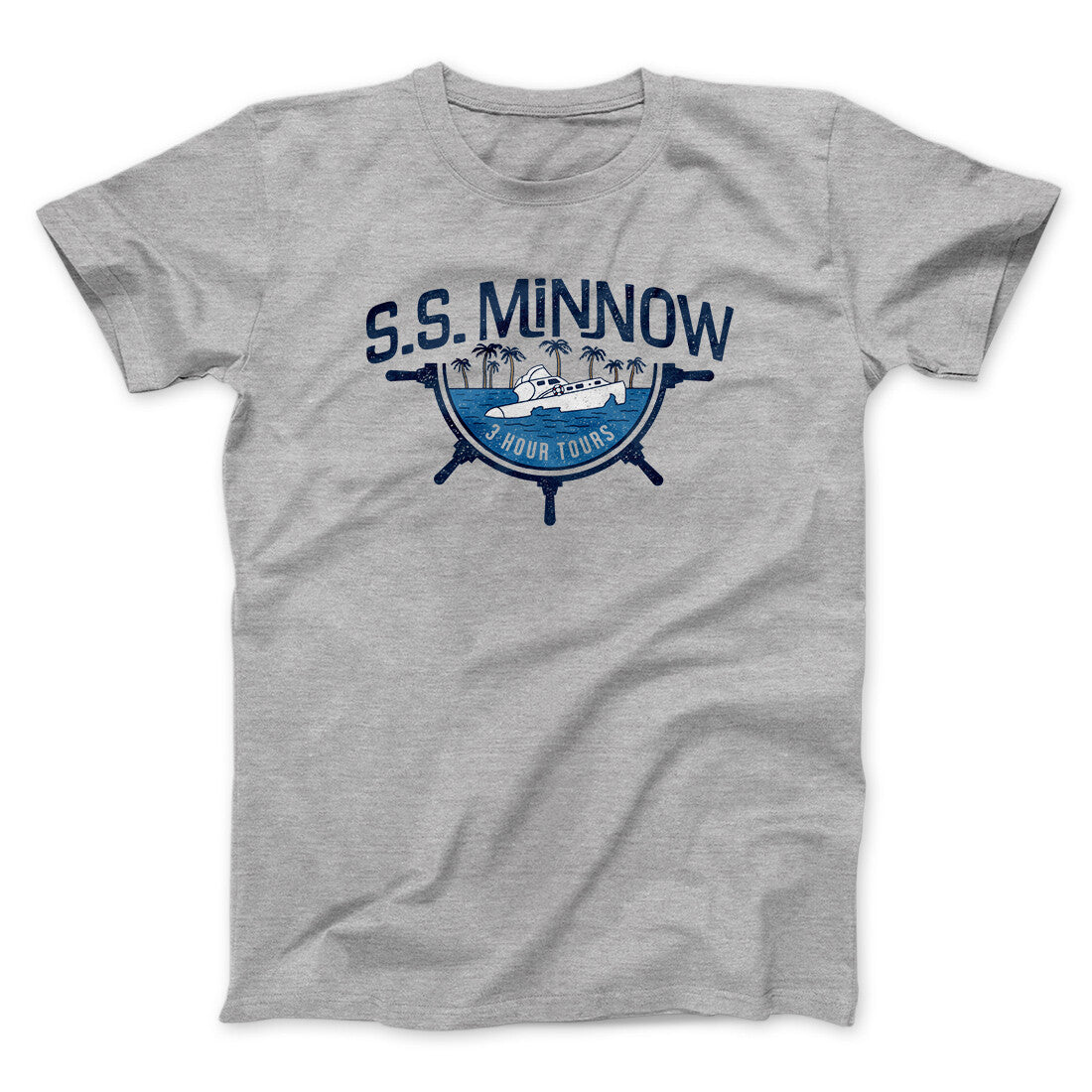 Ss Minnow Men/Unisex T-Shirt Sport Grey | Funny Shirt from Famous In Real Life