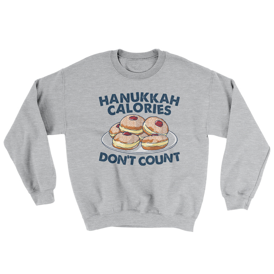 Hanukkah Calories Don't Count Ugly Sweater | Funny Shirt from Famous In Real Life